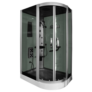 M-SPA - Sprchovací box 8218L s hydromasážou 120 x 85 x 215 cm, ľavá verzia